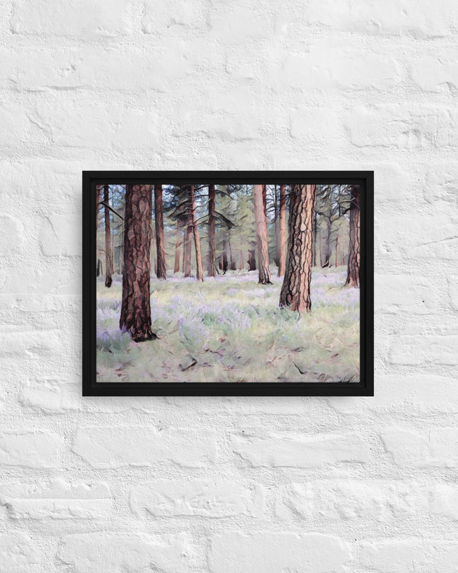 Central Oregon Forest - Digital Art - Framed canvas - FREE SHIPPING