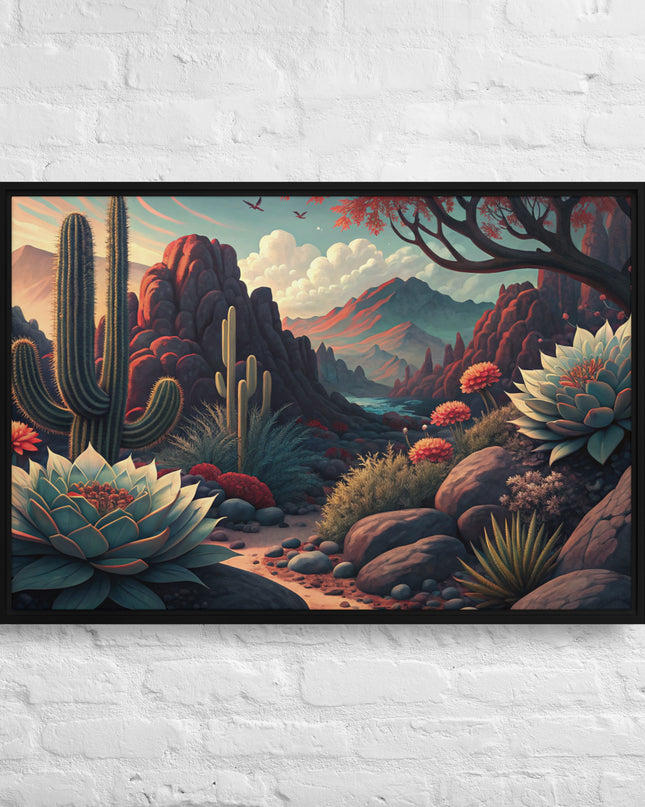 Desert Framed Canvas 3