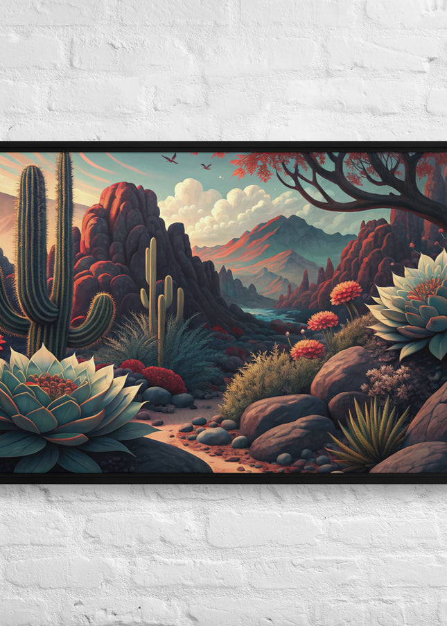 Desert Framed Canvas 3