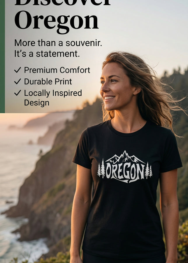 Oregon in the Mountains - Comfort Colors - Unisex garment-dyed heavyweight t-shirt