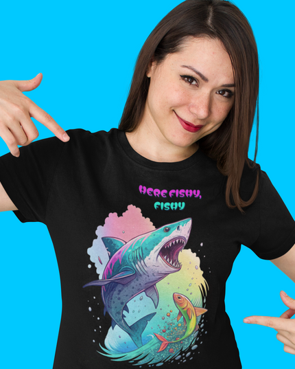 HERE FISHY, FISHY - Unisex classic tee
