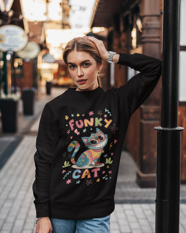 FUNKY CAT 6 - Unisex Sweatshirt