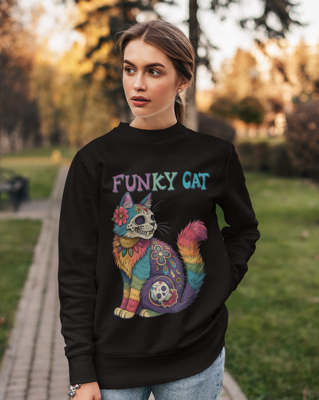 FUNKY CAT 8 - Unisex Sweatshirt