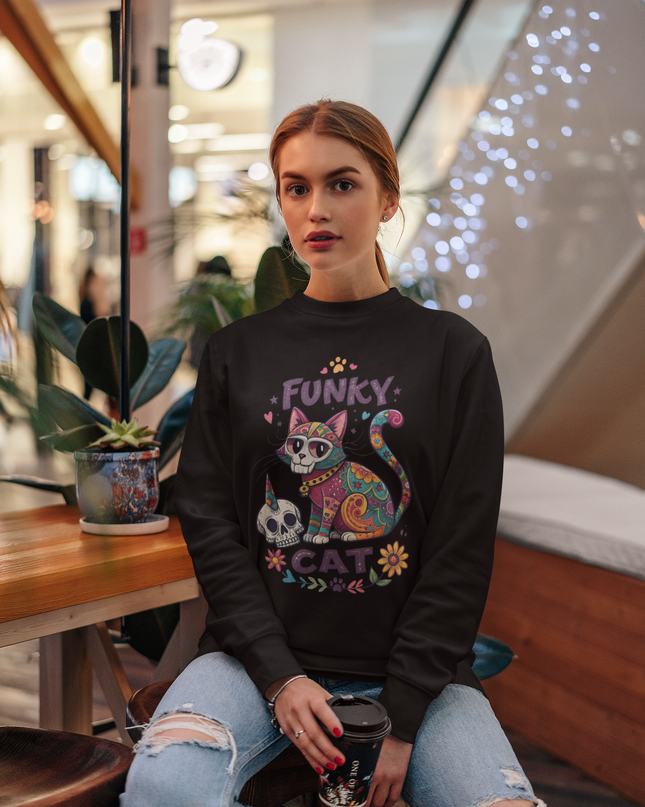 FUNKY CAT 9 - Unisex Sweatshirt