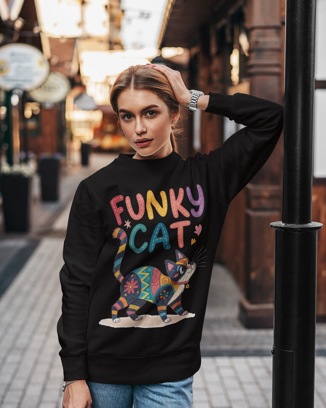 FUNKY CAT 1 -Unisex Sweatshirt