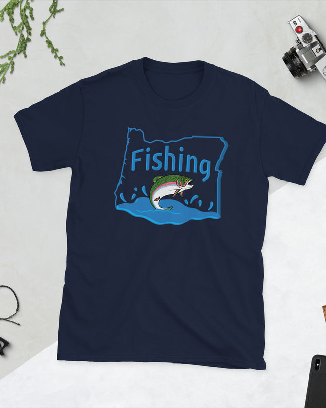 Fishing Oregon - Unisex T-Shirt