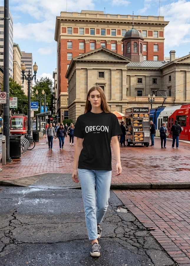 OREGON EST. 1859 - COMFORT COLORS -  garment-dyed heavyweight t-shirt