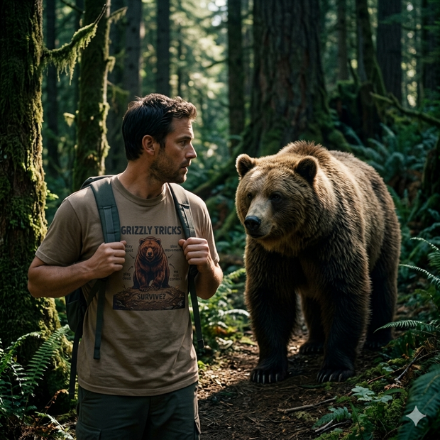 Grizzly Tricks - Premium - Comfort Colors T-Shirt