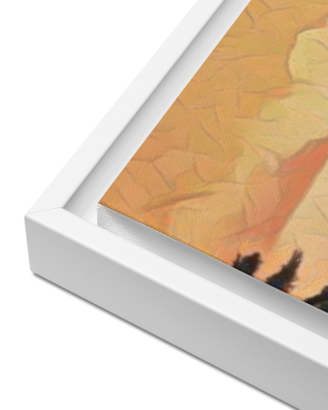 Oregon Hikers - Digital Art - Framed canvas - FREE SHIPPING