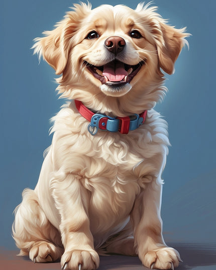 Happy Puppy - Jigsaw puzzle