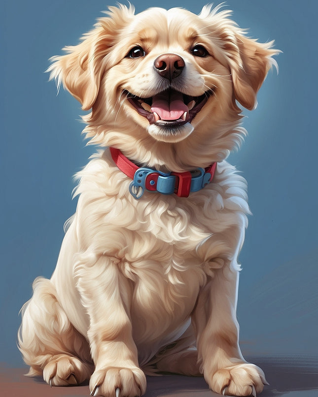 Happy Puppy - Jigsaw puzzle