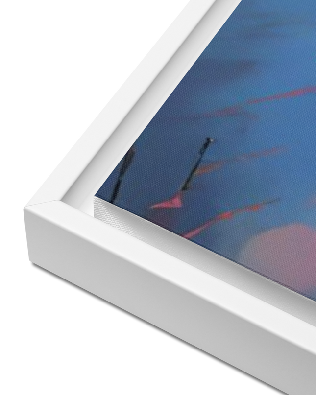 Oregon Lightning Strike - Digital Art - Framed canvas - FREE SHIPPING