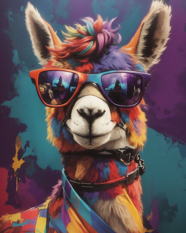 Cool Lama - Jigsaw puzzle