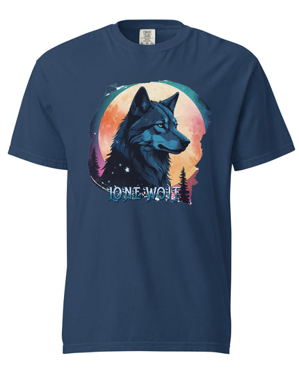 Lone Wolf  - Oregon-  Unisex garment-dyed heavyweight t-shirt