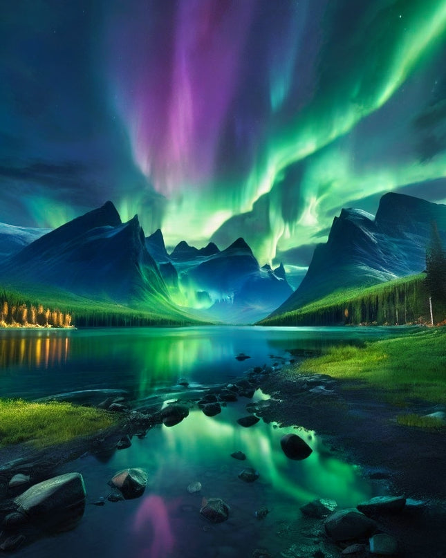 Northern Lights - Jigsaw puzzle