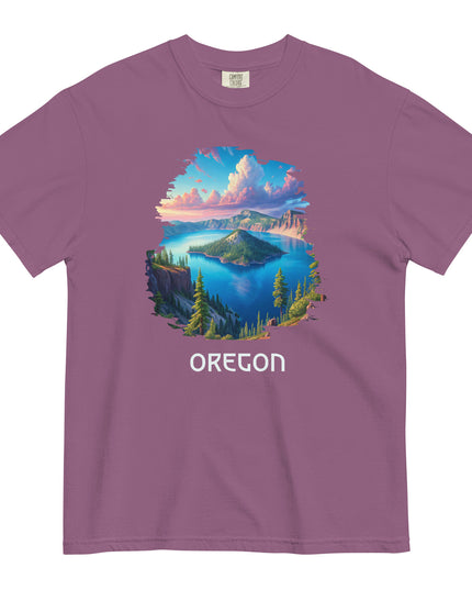 OREGON - CRATER LAKE - COMFORT COLORS - Unisex garment-dyed heavyweight t-shirt