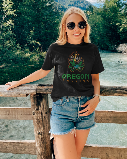 OREGON CALLING - COMFORT COLORS - Unisex garment-dyed heavyweight t-shirt