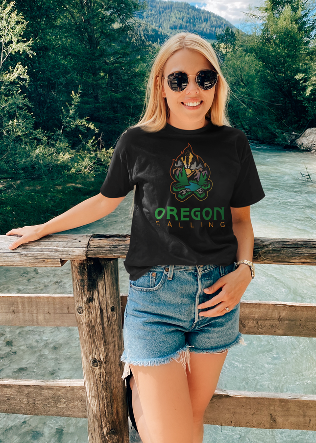 OREGON CALLING - COMFORT COLORS - Unisex garment-dyed heavyweight t-shirt