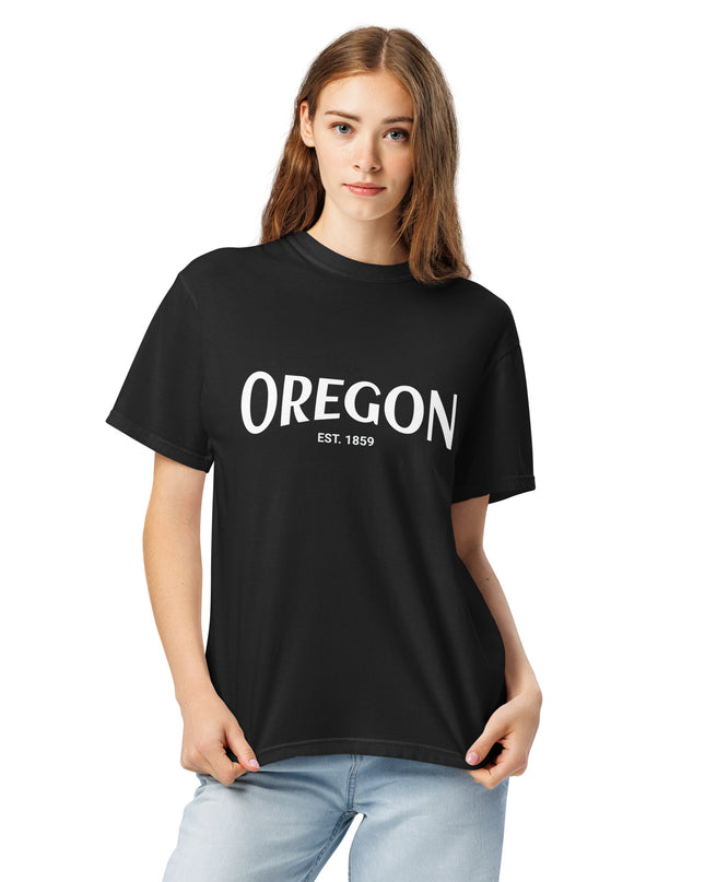 OREGON EST. 1859 - COMFORT COLORS -  garment-dyed heavyweight t-shirt