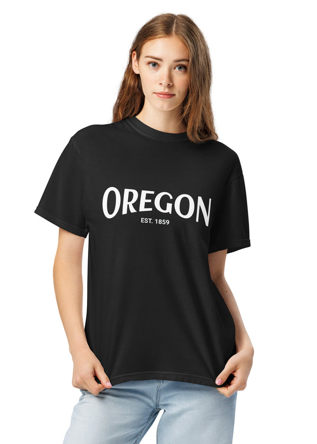 OREGON EST. 1859 - COMFORT COLORS -  garment-dyed heavyweight t-shirt