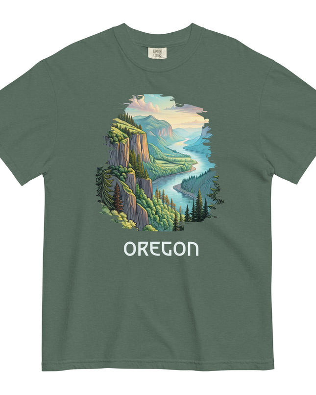 OREGON GORGE - COMFORT COLORS - Unisex garment-dyed heavyweight t-shirt