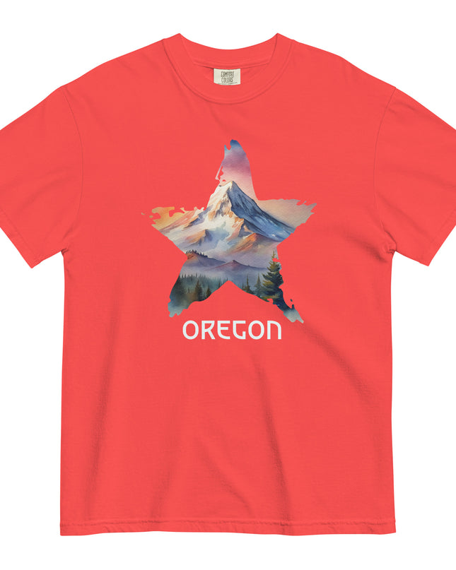 OREGON STAR - COMFOR COLORS - Unisex garment-dyed heavyweight t-shirt