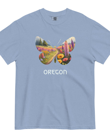 OREGON WILD FLOWERS - COMFORT COLORS - Unisex garment-dyed heavyweight t-shirt