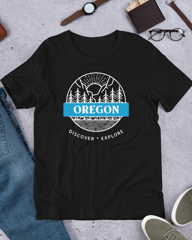 Oregon - Discover - Explore - Unisex t-shirt