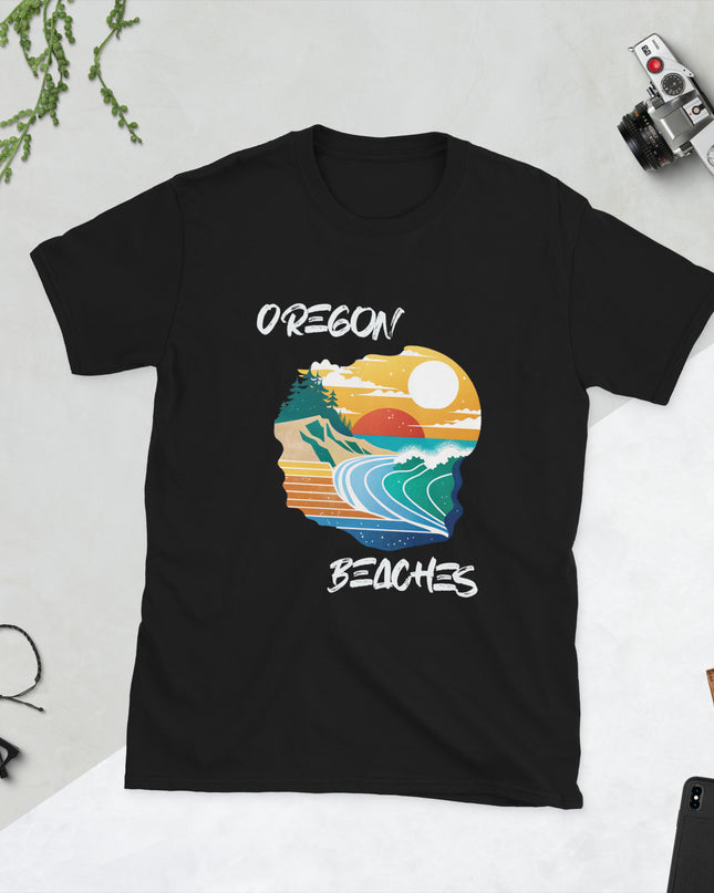 Oregon Beaches - Short-Sleeve Unisex T-Shirt