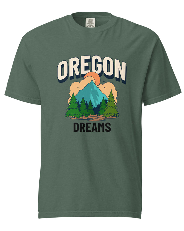 Oregon Dreams - Unisex garment-dyed heavyweight t-shirt