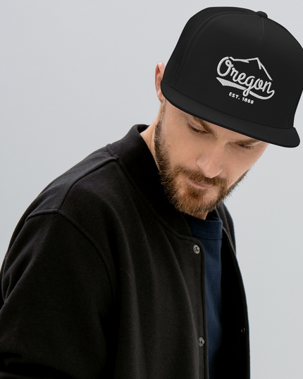 Oregon Est. 1859 - Embroidered - Trucker Cap