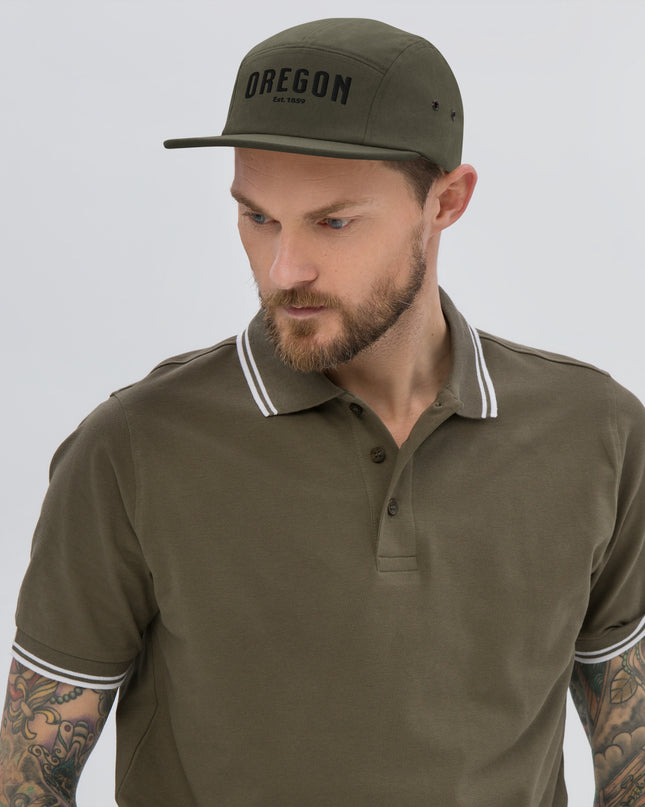 Oregon Est. 1859 - Black Text - Five Panel Cap