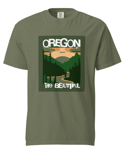 Oregon The Beautiful - Unisex garment-dyed heavyweight t-shirt