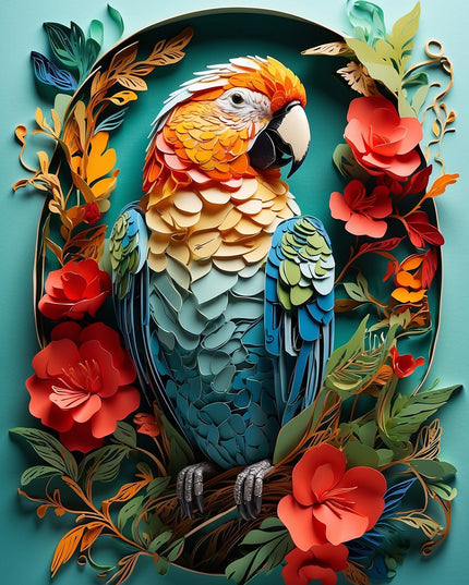 Paper Parrot - Jigsaw puzzle