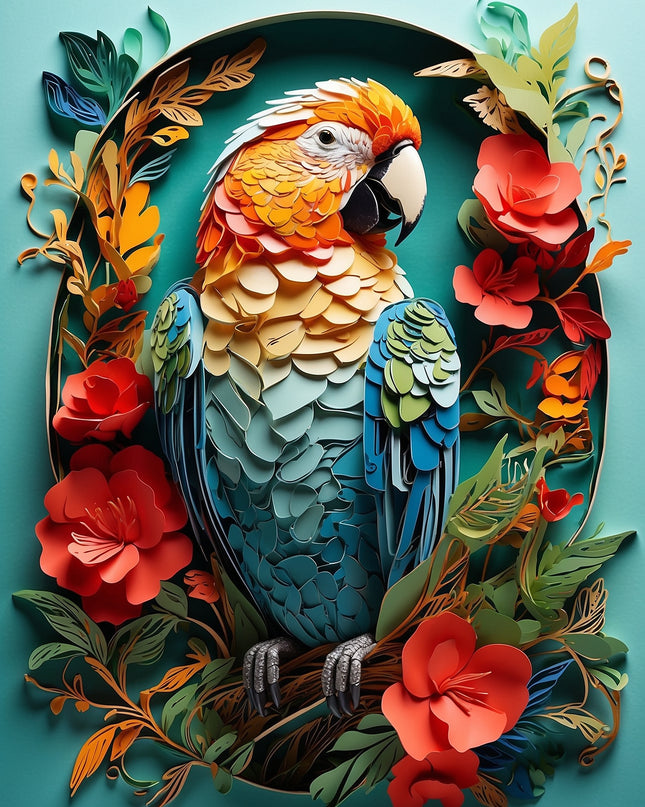 Paper Parrot - Jigsaw puzzle