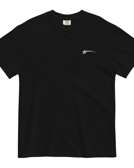 Shooting Star - EMBROIDERED - COMFORT COLORS - Unisex garment-dyed heavyweight t-shirt