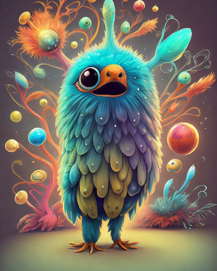 Space Bird - Jigsaw puzzle