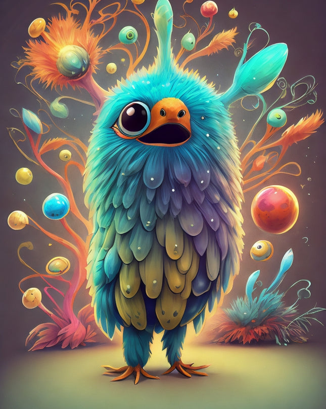 Space Bird - Jigsaw puzzle
