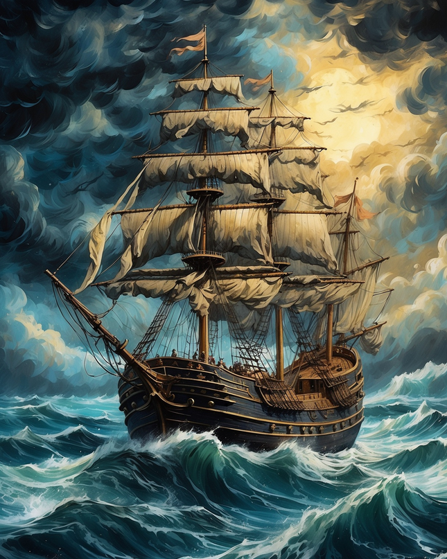 Spanish Gallion - Jigsaw puzzle
