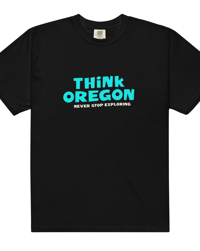 Think Oregon - Unisex garment-dyed heavyweight t-shirt