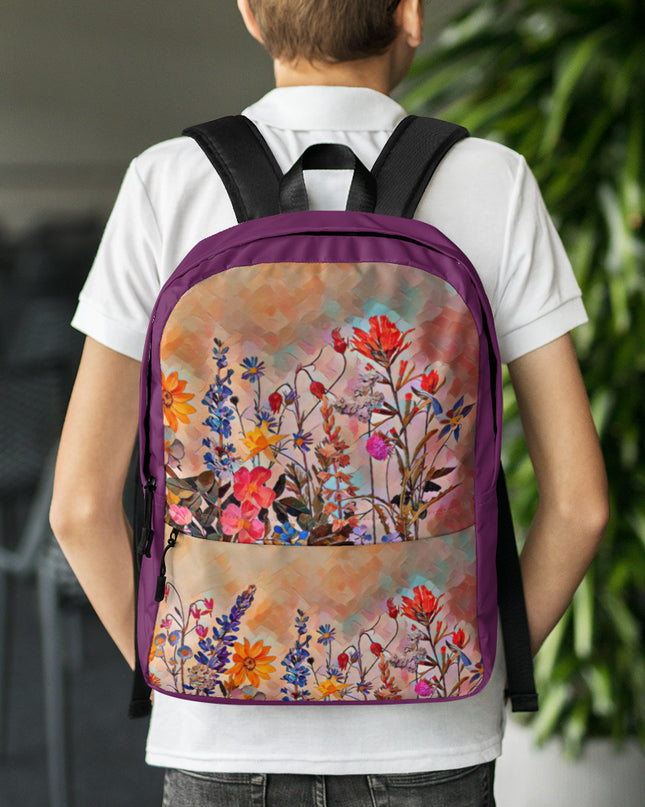 Oregon Wildflowers - Digital Art - Backpack