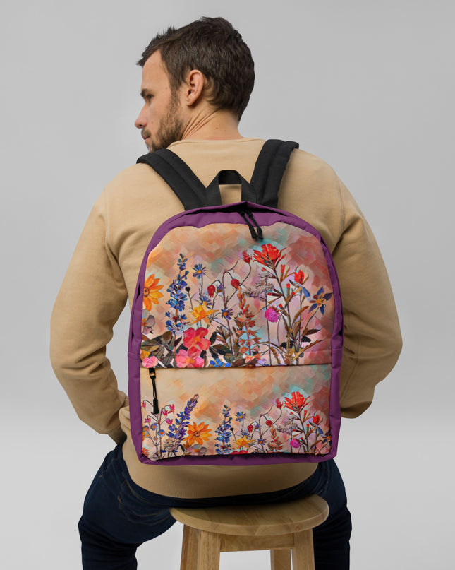 Oregon Wildflowers - Digital Art - Backpack