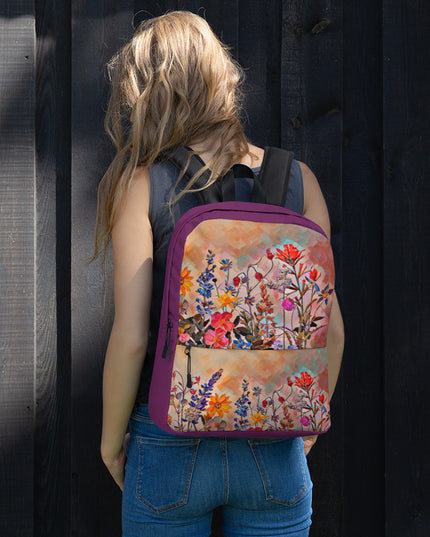 Oregon Wildflowers - Digital Art - Backpack