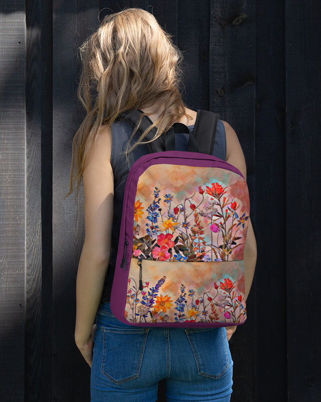Oregon Wildflowers - Digital Art - Backpack