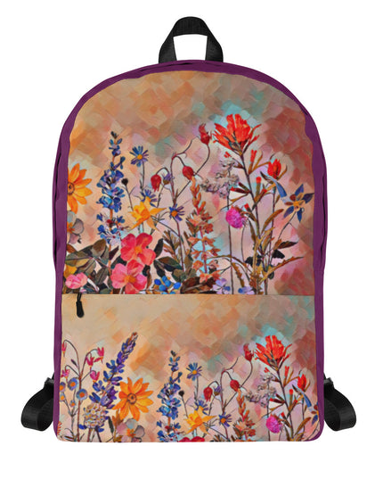 Oregon Wildflowers - Digital Art - Backpack
