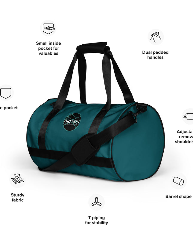 Oregon Collectibles (Teal) - gym bag