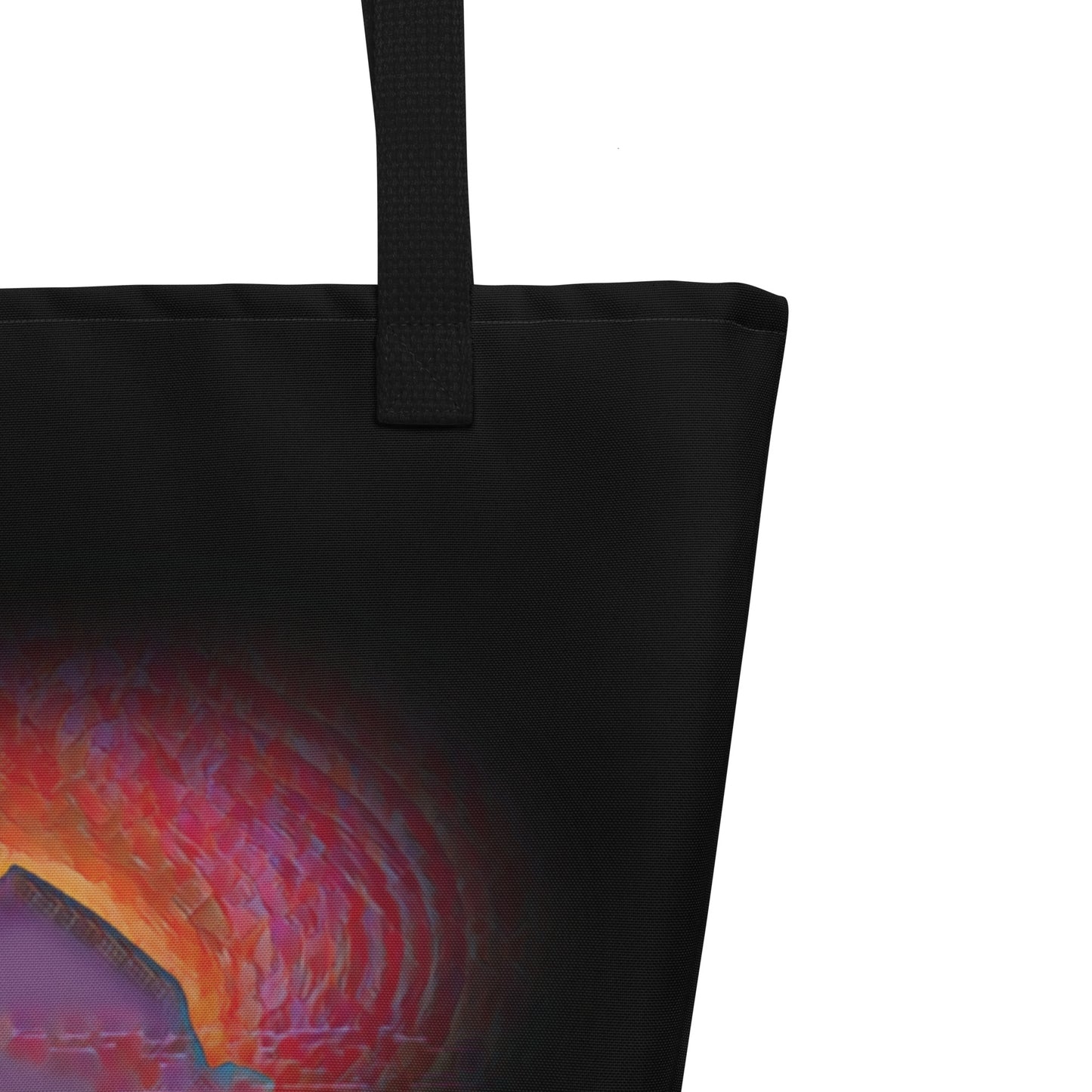 Oregon is Beautiful - Oregon - Digital Art - Large 16x20 Tote Bag W/Pocket