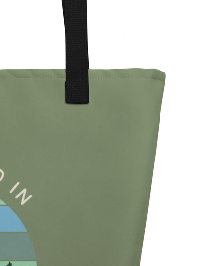 Life is Good in Oregon - Large 16x20 Tote Bag W/Pocket