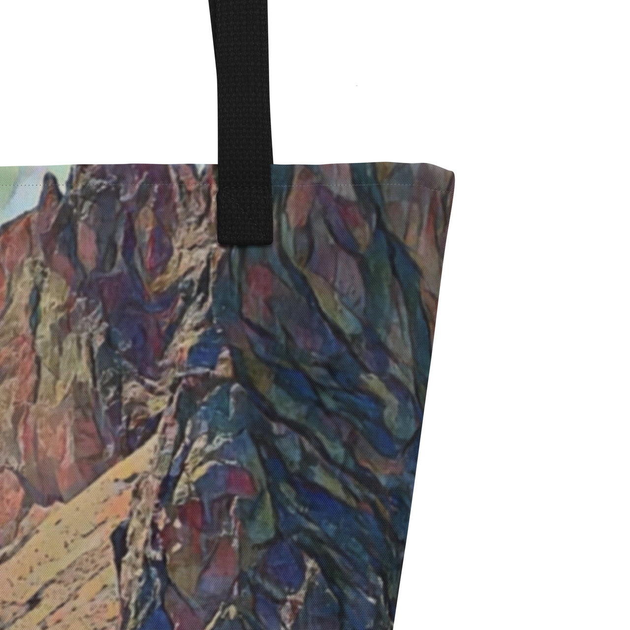 Smith Rock - Large 16x20 Tote Bag W/Pocket