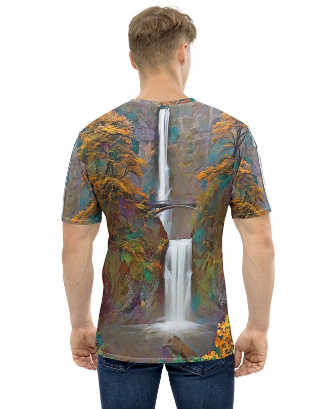 Multnomah Falls - Digital Art - Men's t-shirt